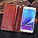 Note 5 Case, Galaxy Note 5 Case, Joopapa Galaxy Note 5 Wallet Case,Pu Leather Case Magnet Wallet Credit Card Holder Flip Cover Case Built-in 9 Card Slots & Stand Case for Samsung Galaxy Note 5 (Brown)