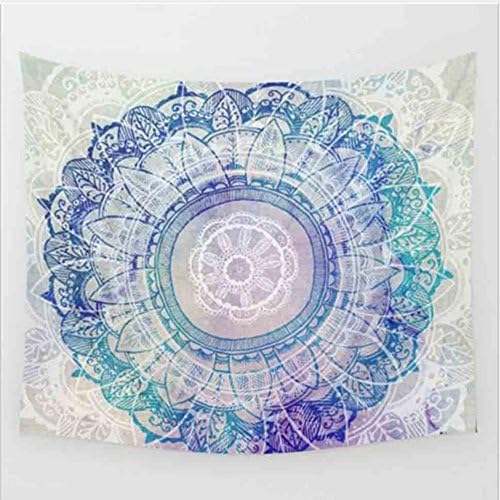 Singyico Indian Elephant Tapestry, Hippie Tapestries, Tapestry Wall Hanging, Indian Black &amp; White Tapestry , Bohemian Dorm Decor Mandala Tapestries (210150CM（8360inch）, F-Colorful)