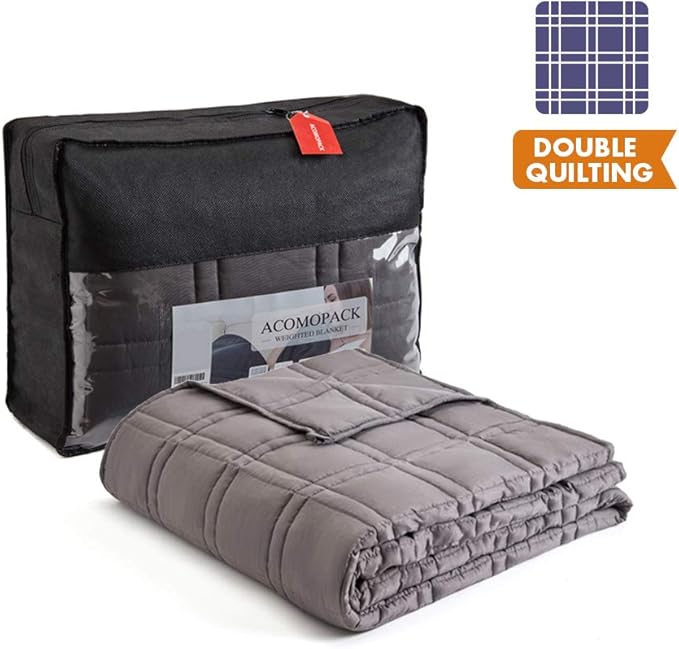Double Stitch Weighted Blanket 15 lbs 48''x 78