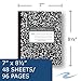ROARING SPRING Flexible Cover Composition Notebook, Black Marble, Wide Ruled w/Margin, 48 Sheets (96 Pages), 8.5