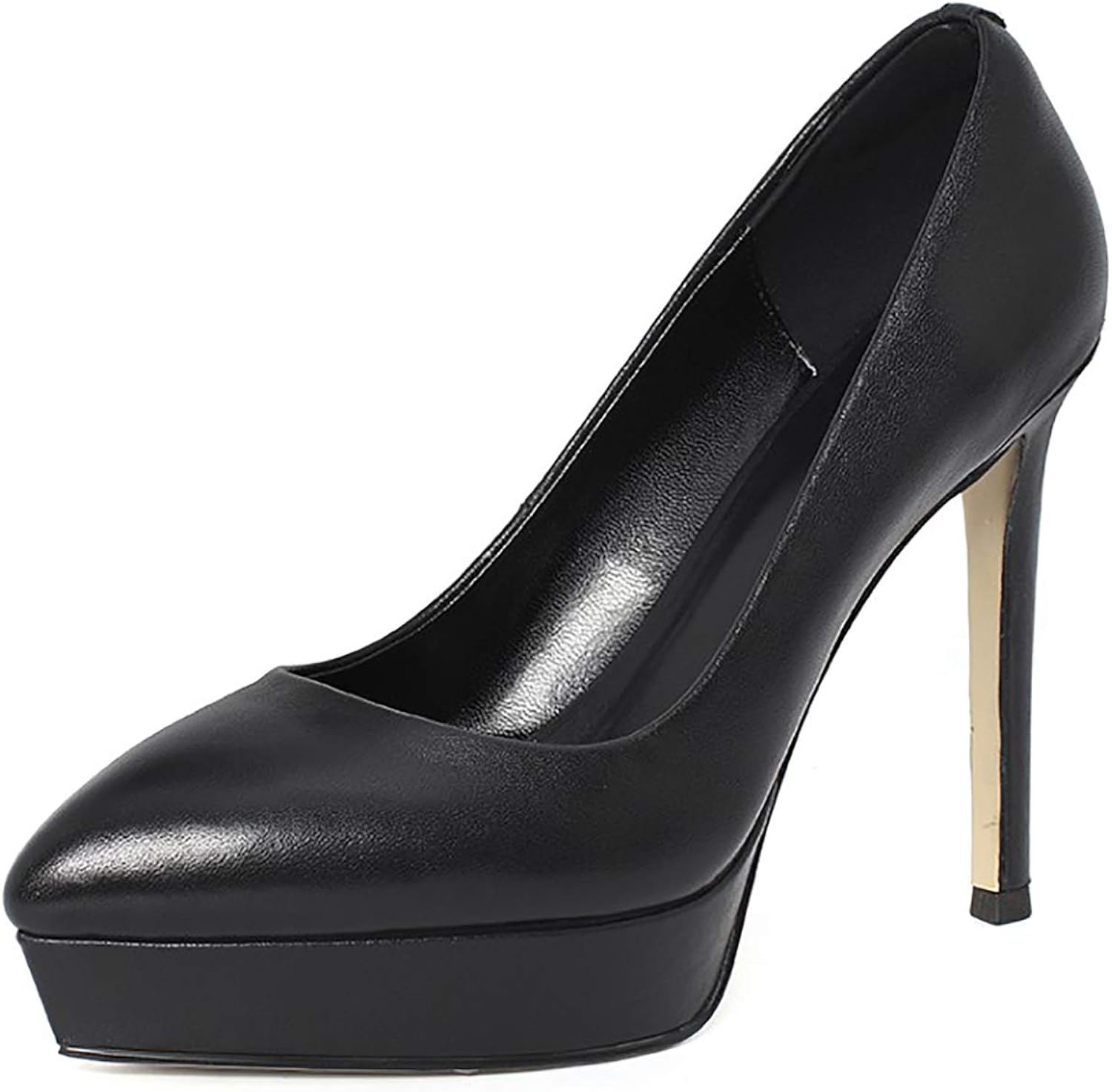 QSMGRBGZ Tacones altos para mujer, sexy, de 3 cm, impermeable