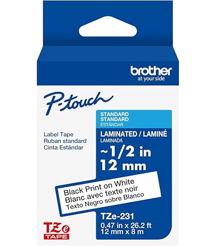 Amazon.com: Brother Genuine TZe-231 1/2
