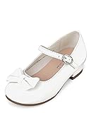 The Children's Place Girls Flat Sandal, White, 7