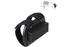 Geekria Battery Strap Compatible with Meta Quest 3, 2, HTC Vive Deluxe, Charging Bank Fixing Holder for VR Headset