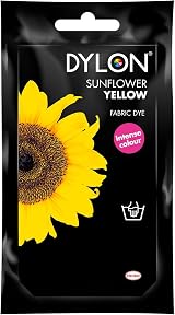 Dylon Hand Dye Sunflower Yellow 50 g Fabric Dye Sachet