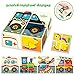 Quokka Wooden Blocks Puzzles for Babies and Toddlers 1 2 3 Year Olds | 24 Educational Images for Kids Ages 1-3 Crafted on Wood | Preschool Learning Toys for Boys and Girl | 16 Big Blocks for Games