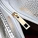 Women's Tote Handbags - OURBAG Large Fashion Designer Elegant Shoulder Bag Purses for Ladies Silver