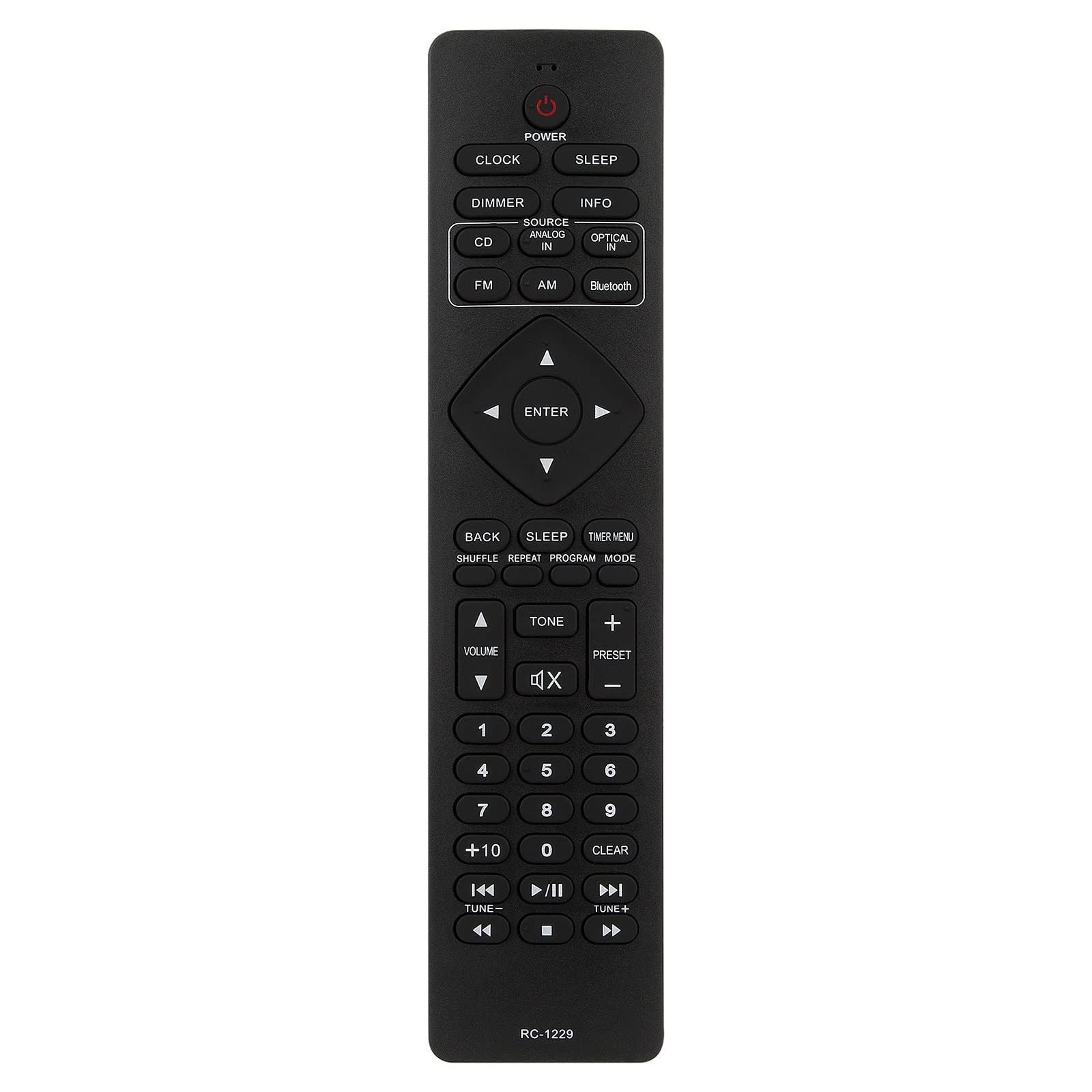 VINABTY RC-1229 Replacement Remote Control fit for Denon RC1229 Home Theater System D-T1 DT1 30701026500AD