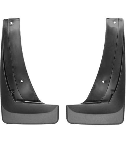 WeatherTech No-Drill Mud Flaps For GMC Acadia 2017-2023 – Front & Rear Set, Black, Laser-Fit, Easy Install