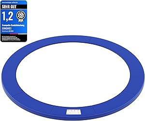 SONGMICS Trampolin Randabdeckung, Ø 183 244 305 366 427 cm, Federabdeckung, Randschutz, Sicherheitsmatte, UV-resistent, reißfestes Trampolinzubehör, Standardgröße