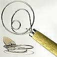 The Original Kitchen 13.5-Inch Stainless Steel Danish Dough Whisk, Large