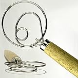The Original Kitchen 13.5-Inch Stainless Steel Danish Dough Whisk, Large