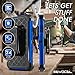 Evocel Trio Pro Series Phone Case Compatible with V20 (2016 Release) with Belt Clip Holster and Kickstand, Deep Blue