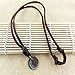 Seven And Eight Men's Vintage Punk Rock Style Camera Shape Leather Necklace Chain Cowboy Jewelry (Coffee Coins)