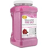 SPA REDI - Detox Foot Soak Pedicure and Bath Fine Salt, Sensual Rose, 128oz - Made with Dead Sea Salts, Argan Oil, Coconut Oil, and Essential Oil - Hydrates, Softens and Moisturizes