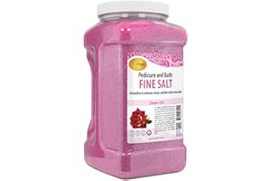 SPA REDI - Detox Foot Soak Pedicure and Bath Fine Salt, Sensual Rose, 128oz - Made with Dead Sea Salts, Argan Oil, Coconut Oil, and Essential Oil - Hydrates, Softens and Moisturizes