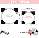NIUXX Universal Stacking Kit for Washer & Dryer 46-66 cm Adjustable Frame view 2