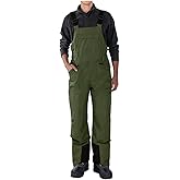 Cheyubny Mens Snow Bibs Waterproof Winter Thermal Snowboarding Pants Adjustable Straps Insulated Overalls with Pockets