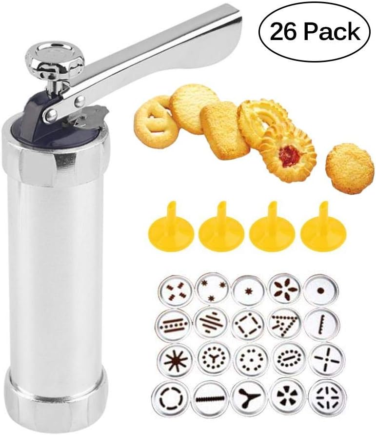 Cookie Press Gun Kit, AUOKERSugar Fondant Cake Cookie Press