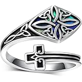 Spoon Ring for Women 925 Sterling Silver Daisy/Heart/Witches Knot/Western/Butterfly Adjustable Rings Vintage Thumb Rings Jewelry Gifts for Women