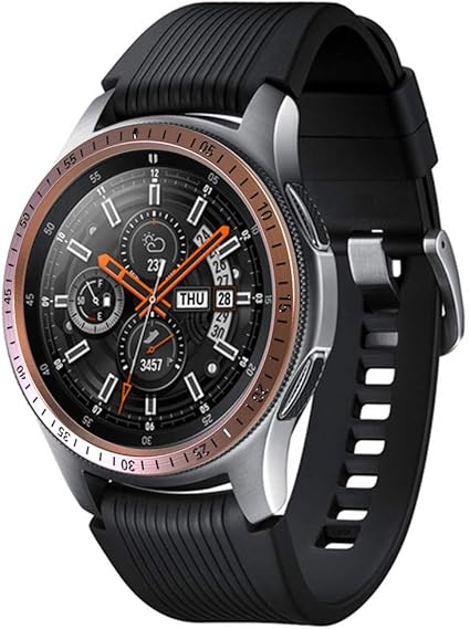 SMILEQ Para Samsung Galaxy Watch 46MM Bezel Ring Adhesive Cover ...