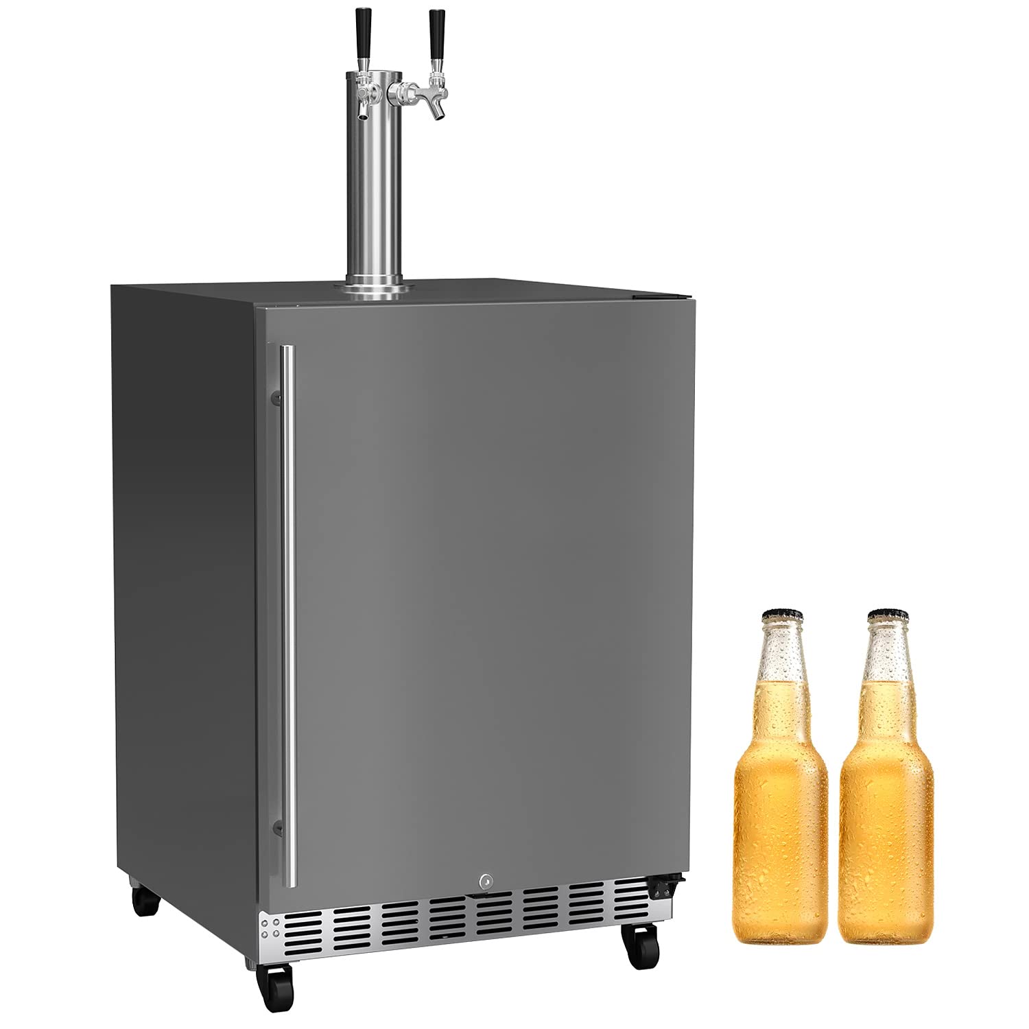 ICEJUNGLE Beer Tap Kegerator,Kegerators Beer Dispenser Beverage Beer
