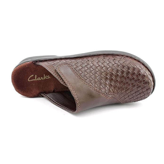 clarks rebecca woven clog
