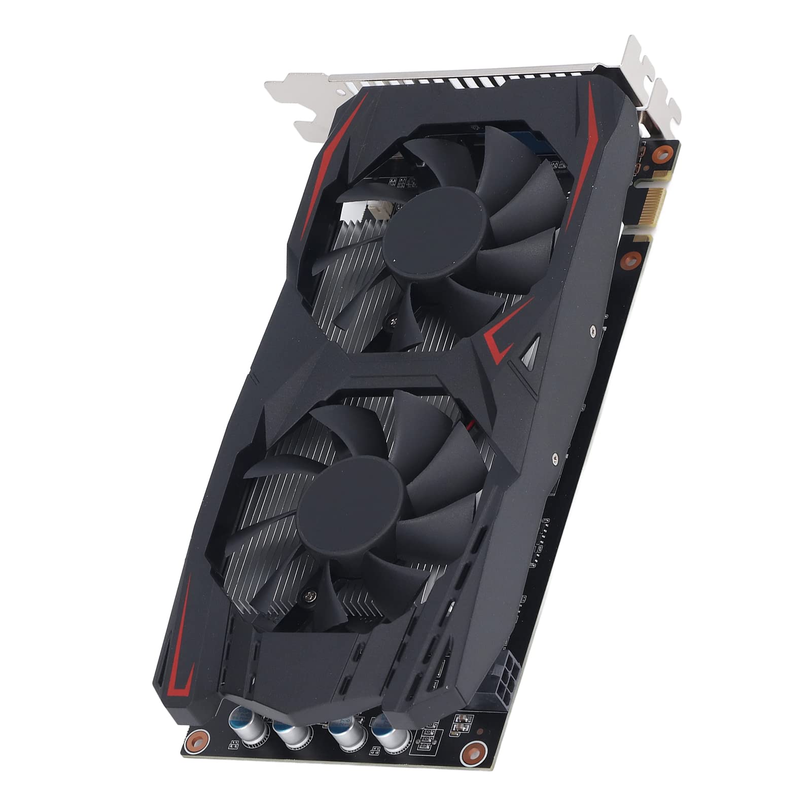 Dpofirs GTX550TI Graphics Card, 1.5GB GDDR5 192bit Gaming Graphics Card 783/3400MHz, GF116/40nm PCI Express 1.1 x 16, 2 Heat Dissipation Fan, DVI/VGA/HDMI Interface, 4K HDR Technology