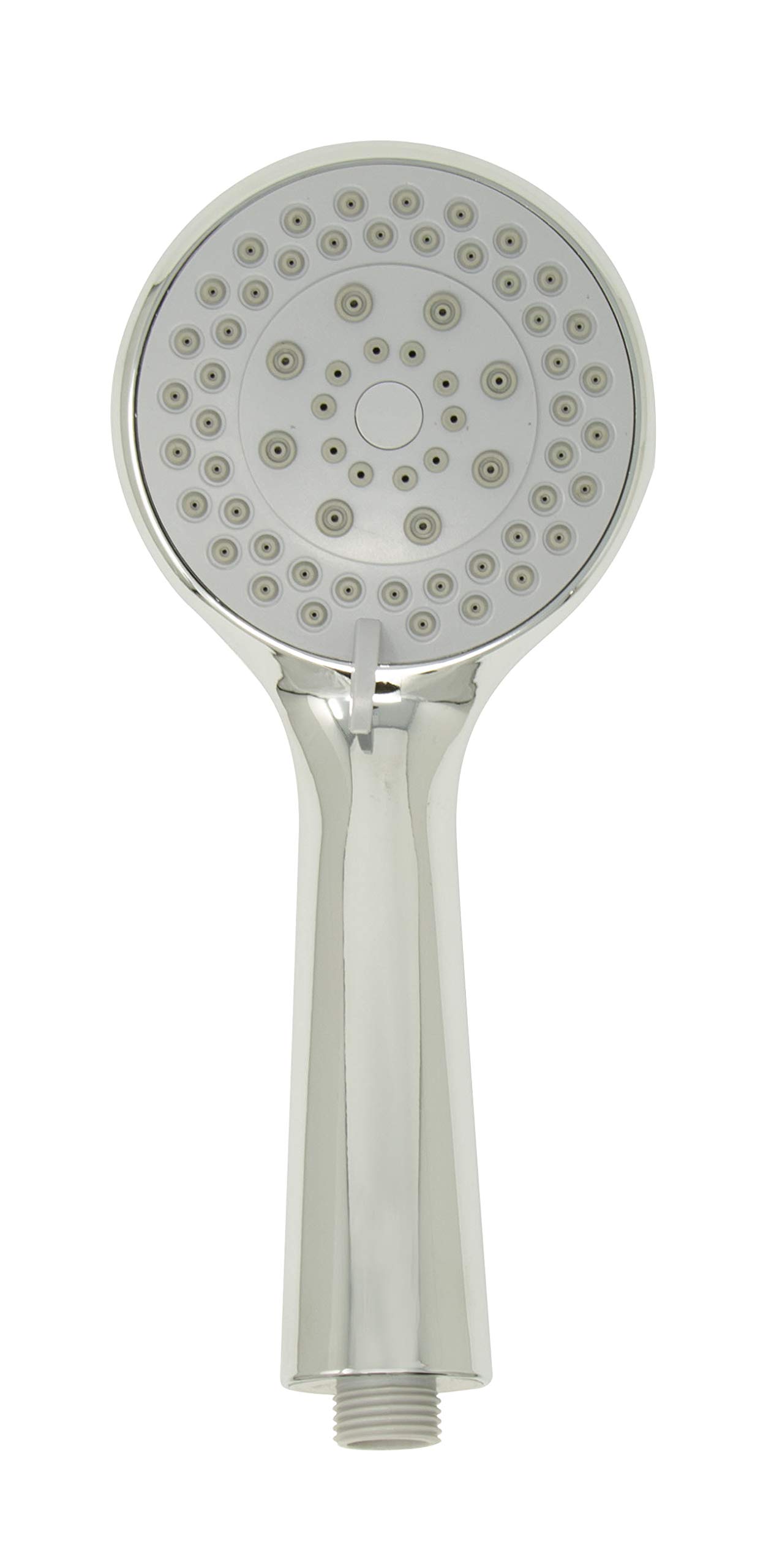 Croydex Amalfi Five Function Shower Head - Large Shower Head with Rub Clean Nozzles, Ideal for All Shower Types