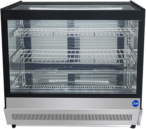 Amazon ジェーシーエム Jcm 卓上型対面冷蔵ショーケース 角型 Jcms 53t 53リットル 幅715 奥行560 高さ670mm Jcm 冷蔵 冷凍ショーケース 通販