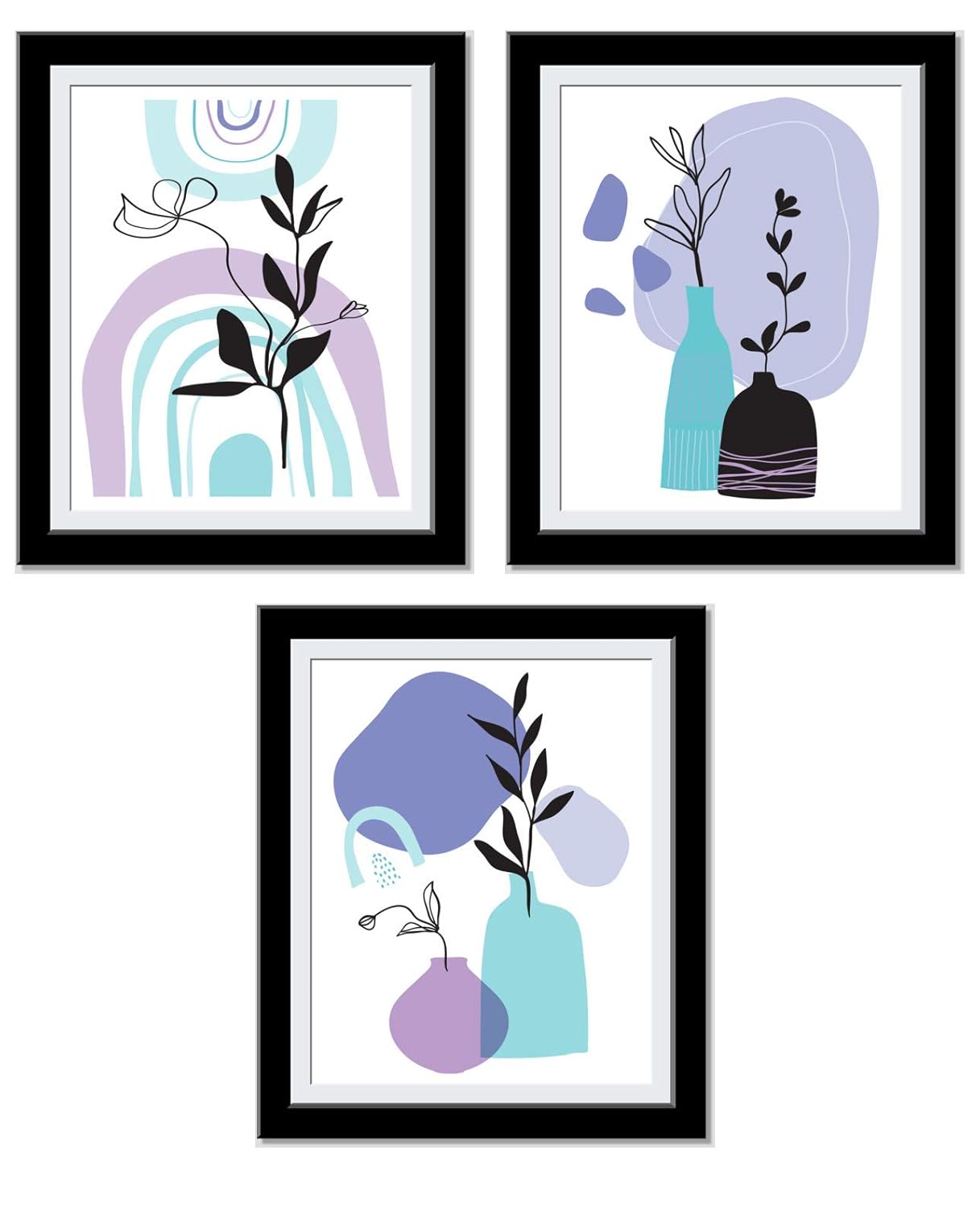 Boho Wall Decor - Posters For Room Aesthetic - Abstract Art - Chic Minimalist Decor - Cute, Trendy Art Prints - House warming, Anniversary Gifts For Her - 8X10 Unframed…