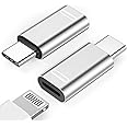 [MFi Certified] Lightning to USB C Adapter, 2 Pack Lightning Female to USB C Male Adapter Connector for iPhone 15/15 Plus/15 Pro/15 Pro Max/iPad Pro/Air/Mini, Support Fast Charging & Data Sync