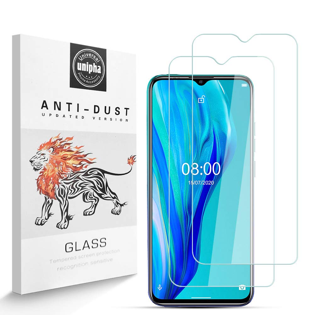 Zidwzidwei Screen Protector for Ulefone Note 9P [2 Pack], 9H Hardness Tempered Glass, 2.5D High Definition Film, Bubble Free, Screen Protector Compatible with Ulefone Note 9P