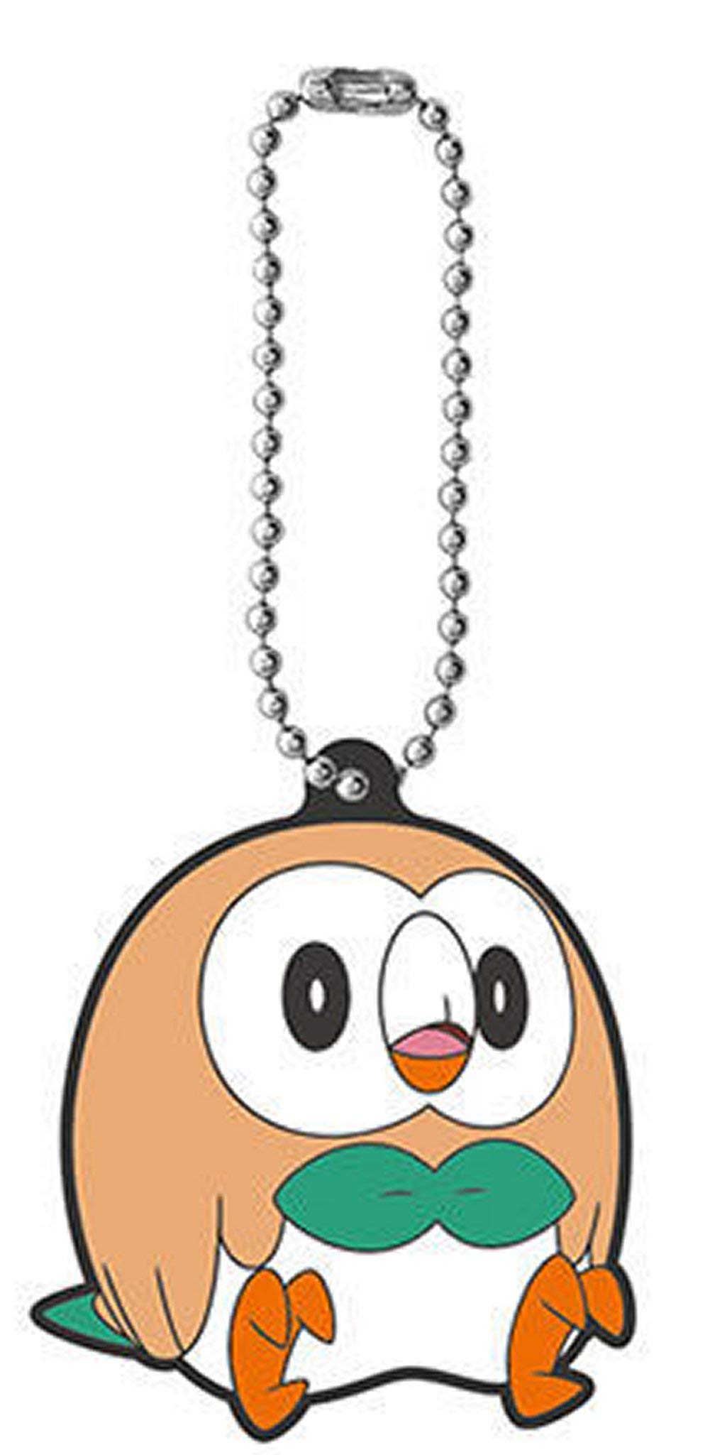 Pocket Monsters Pokemon Rowlet Bandai Rubber Mascot Vol.9