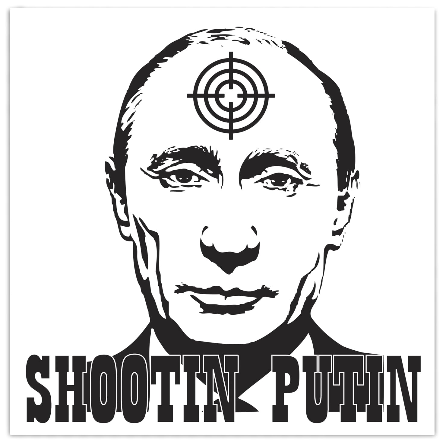 50 CARD TARGETS Air Gun Pistol Rifle Pellet 14x14cm 300gsm Card Shooting Gun Training Practice Airsoft Shooting Black/white #148F