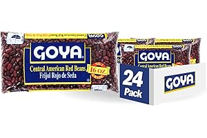 Goya Foods Central American Red Beans, Dry, 1 Pound (Pack of 24)