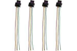 Autowxjq Ignition Coil Connector Plug Pigtail Harness 4pcs Compatible with 2015 2016 2017 2018 2019 2020 Hyundai Sonata Elantra Santa Fe Tucson Kia Optima Sorento Sportage Soul 1.6L 2.0L 2.4L