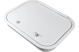 Leisure CW RV Compartment Access Storage Baggage Door 16'' x 14'' with Thumb Lock for RVs Motorhomes Fifth Wheels Trailers Et