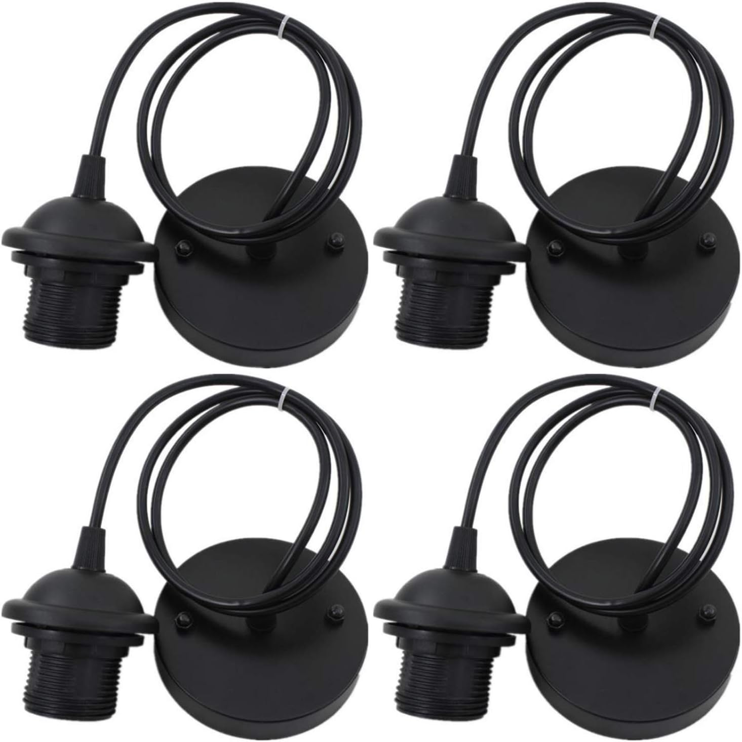 Pendant Light Fitting, Ceiling Rose Pendant with Lamp Holder Fitting