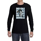 Long Sleeve Black Carolina Rico Dowdle Text Pic T-Shirt