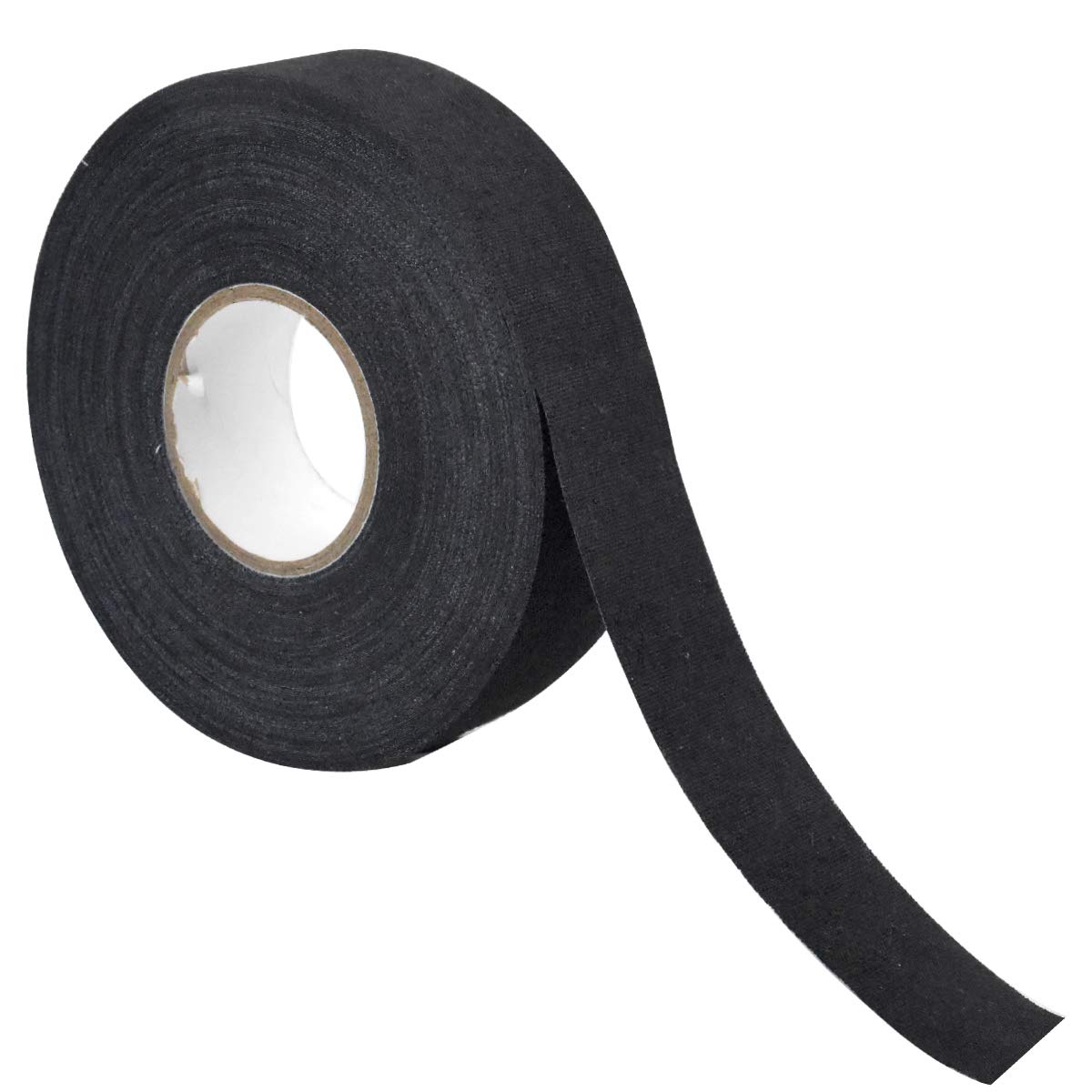 Fodlon Hockey Stick Tape,Non Slip Hockey Grip Tape, Self-Adhesive Ice Hockey Tape, Sweat Absorbent Grip Cloth Tape for Hockey, Squash Racket, Badminton Grip,Skipping Rope,Fishing Rod (Black)