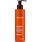 NUXE Rêve de Miel Face Cleanser and Makeup Removing Gel for Dry and Sensitive Skin with Honey and Sunflower, 6.7 Fl Oz