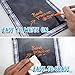 Smart Planner's Rustic Wood Black Magnetic Refrigerator Dry Erase ChalkBoard | Photo Realistic Chalkboard Design | Use Vertical or Horizontal