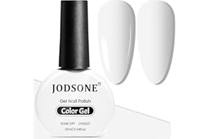 JODSONE 10ml White Gel Nail Polish White gel polish Soak Off Led Gel Polish Nail Art Manicure Salon Diy Need U V Lamp