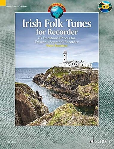 Download Irish folk tunes (63 pièces traditionnelles irlandaises) +CD --- Flûte à bec soprano PDF
