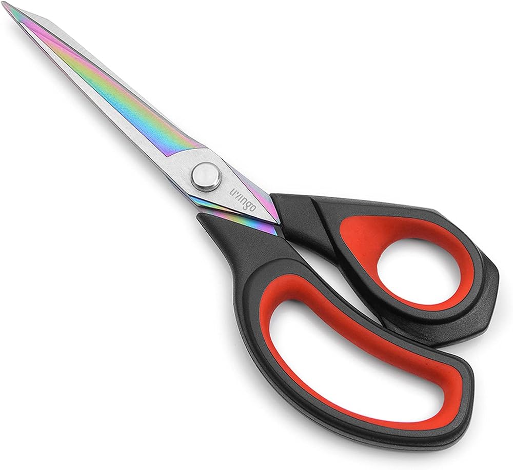 LIVINGO Premium Dressmaking Scissors Titanium Coated 24cm Forged Stainless Steel