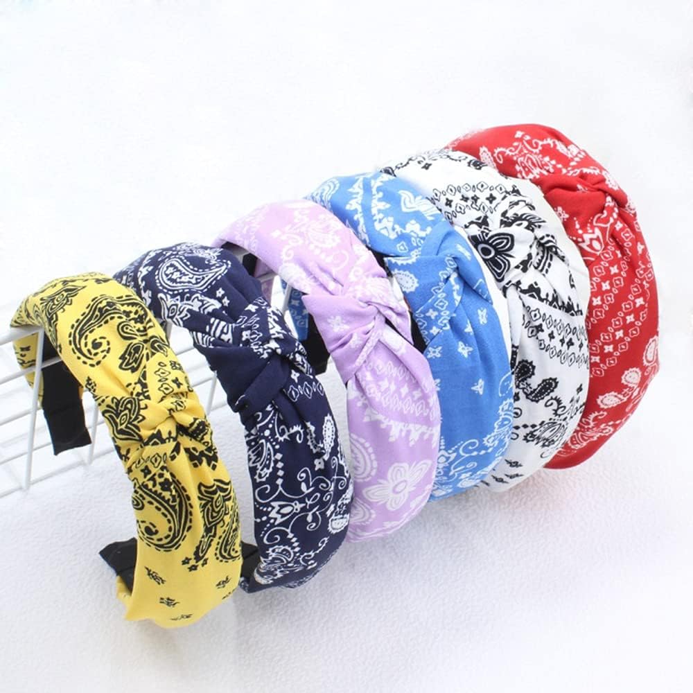 Headbands for Women's Hair - Alice Band Soft Wide Knot Ladies Hair Accessories (Bianxingchong6)