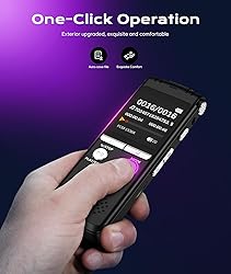 64GB Digital Voice Recorder: ZIPCIDE 4800 Hours