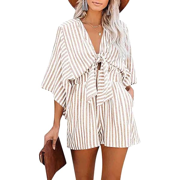 Amazon.com: ASEENXPS Women's Lace Crochet Romper Dress with Built-in  Shorts, V Neck Batwing Sleeves Open Back Lace Crochet Romper Dress  (Q,Small) : Clothing, Shoes & Jewelry