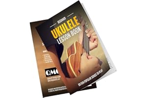 QMG Beginner Ukulele Lesson Book, Suitable for all Levels, Color Coded Notes, 50 Amazing & Popular Songs